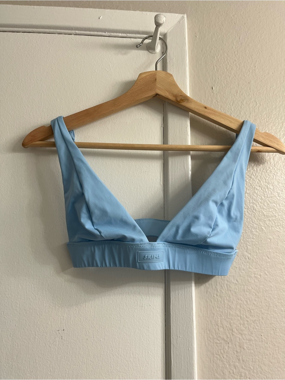 SKIMS Light Blue Soft Support Bralette